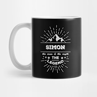 Simon The Man The Myth The Legend Mug